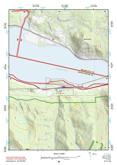 45121NW Page 66 Hood River Topo Preview 1