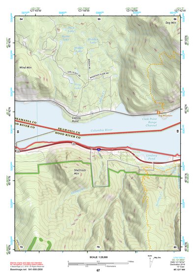 45121NW Page 67 Hood River Topo Preview 1