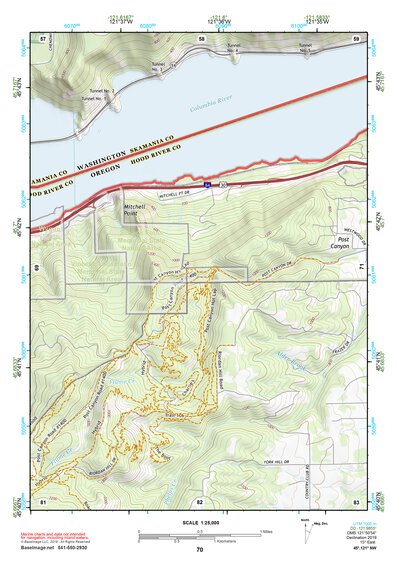 45121NW Page 70 Hood River Topo Preview 1