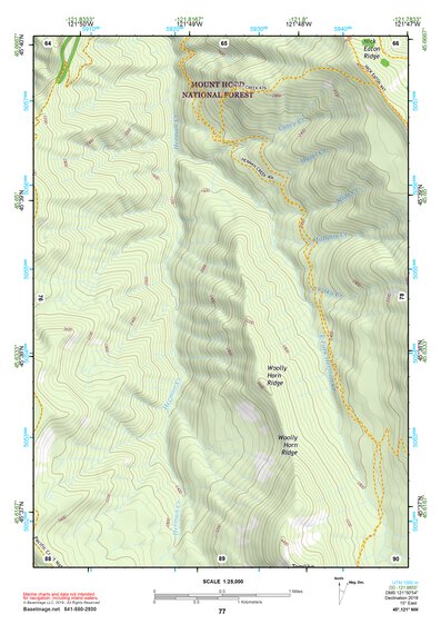 45121NW Page 77 Hood River Topo Preview 1