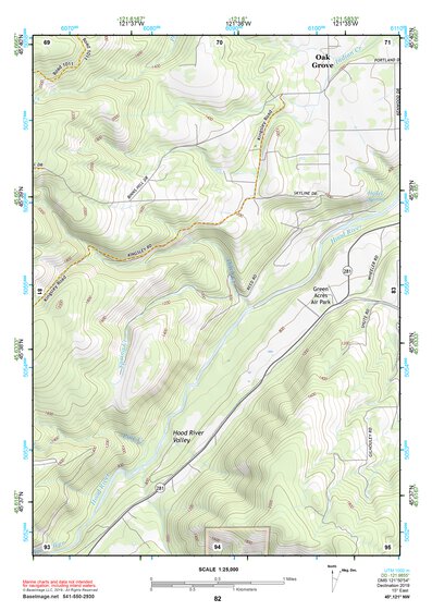 45121NW Page 82 Hood River Topo Preview 1