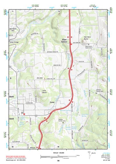 45121NW Page 84 Hood River Topo Preview 1