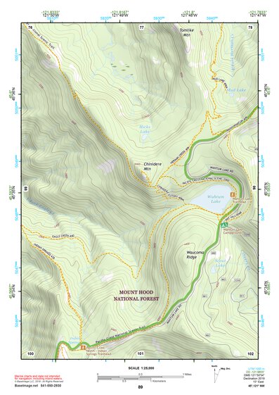 45121NW Page 89 Hood River Topo Preview 1