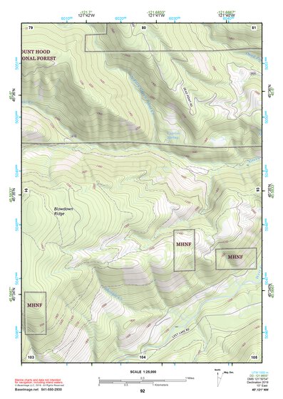 45121NW Page 92 Hood River Topo Preview 1