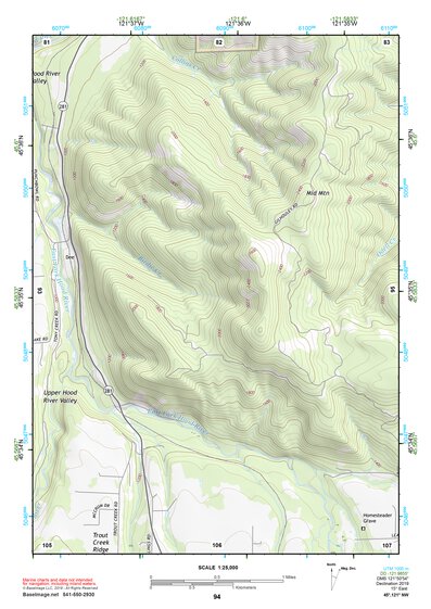 45121NW Page 94 Hood River Topo Preview 1