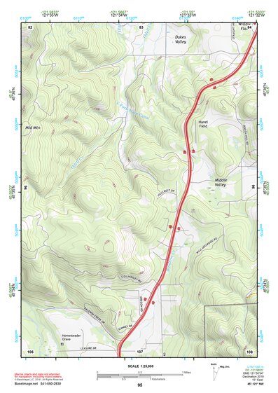 45121NW Page 95 Hood River Topo Preview 1