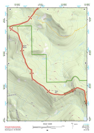 45121NW Page 99 Hood River Topo Preview 1