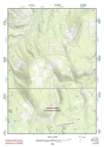 45121NW Page 104 Hood River Topo Preview 1