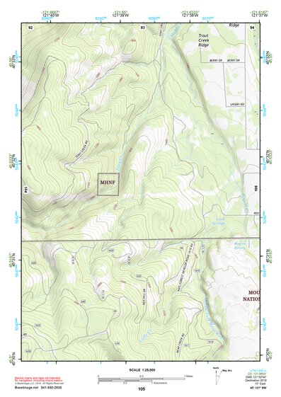 45121NW Page 105 Hood River Topo Preview 1