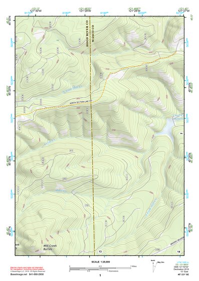 45121SE Page 1 Mount Hood Topo Preview 1