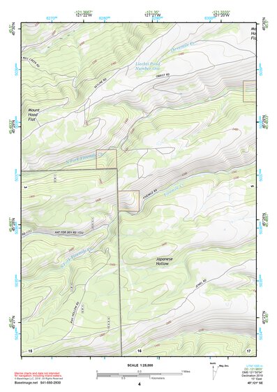 45121SE Page 4 Mount Hood Topo Preview 1