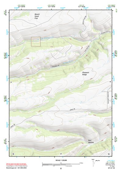 45121SE Page 5 Mount Hood Topo Preview 1