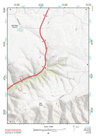 45121SE Page 45 Mount Hood Topo Preview 1