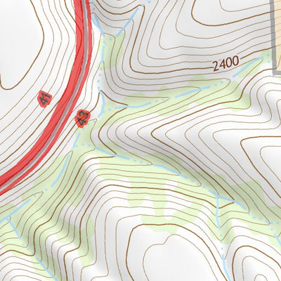 45121SE Page 45 Mount Hood Topo Preview 2