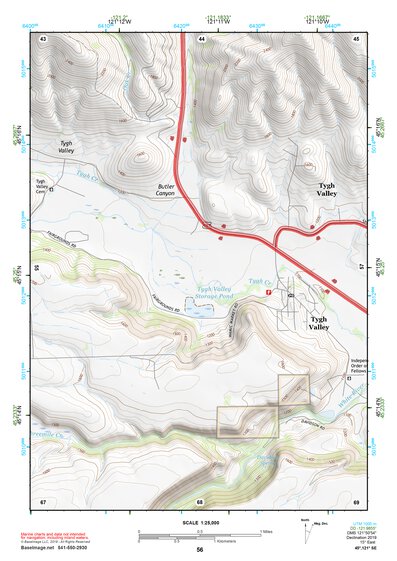 45121SE Page 56 Mount Hood Topo Preview 1
