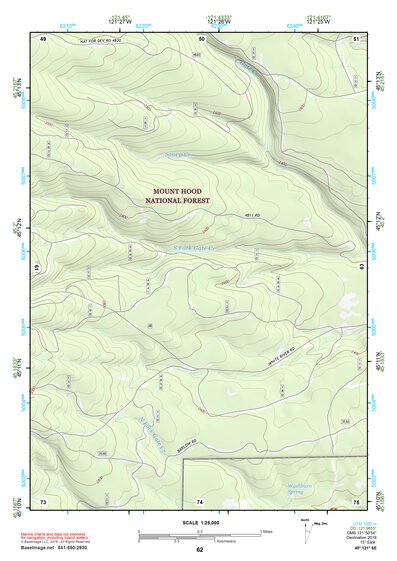 45121SE Page 62 Mount Hood Topo Preview 1
