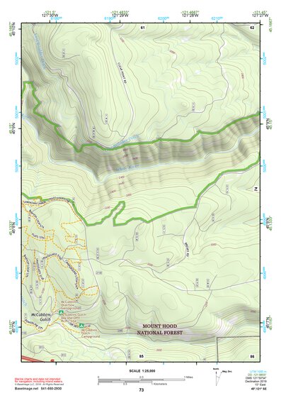 45121SE Page 73 Mount Hood Topo Preview 1