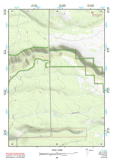 45121SE Page 74 Mount Hood Topo Preview 1