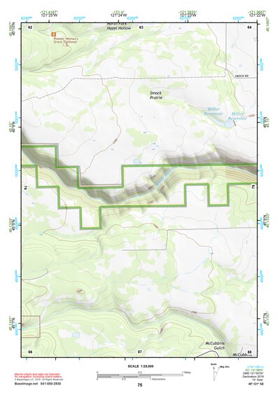 45121SE Page 75 Mount Hood Topo Preview 1