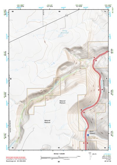 45121SE Page 81 Mount Hood Topo Preview 1