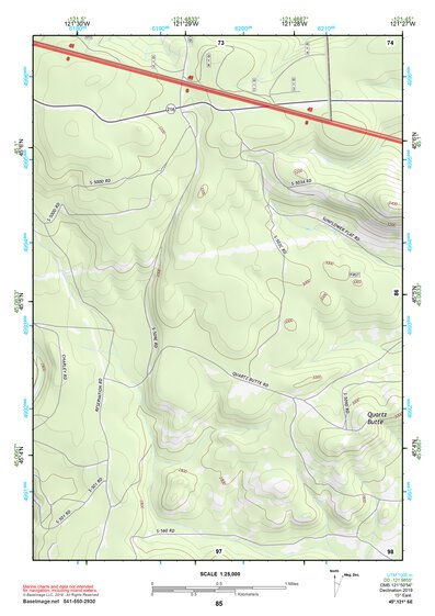 45121SE Page 85 Mount Hood Topo Preview 1