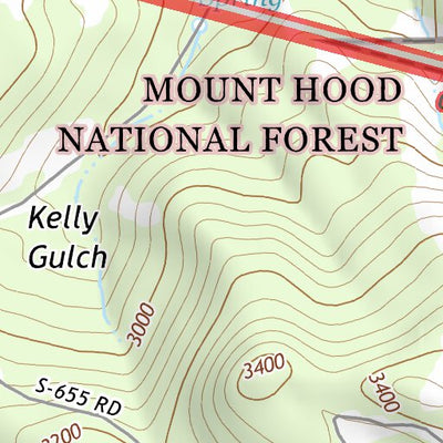 45121SE Page 87 Mount Hood Topo Preview 3