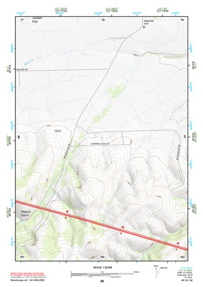 45121SE Page 90 Mount Hood Topo Preview 1