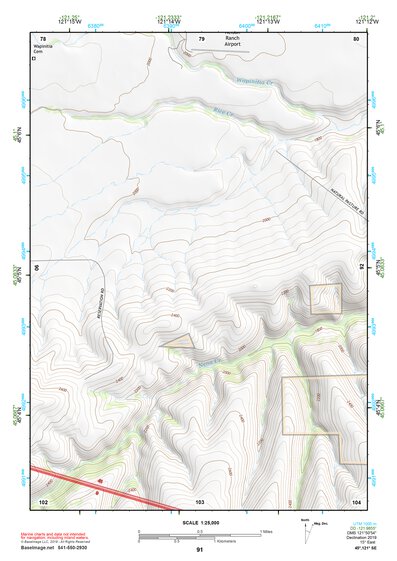 45121SE Page 91 Mount Hood Topo Preview 1