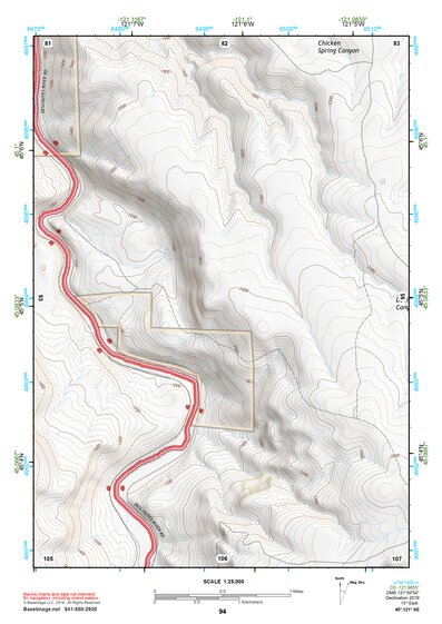 45121SE Page 94 Mount Hood Topo Preview 1