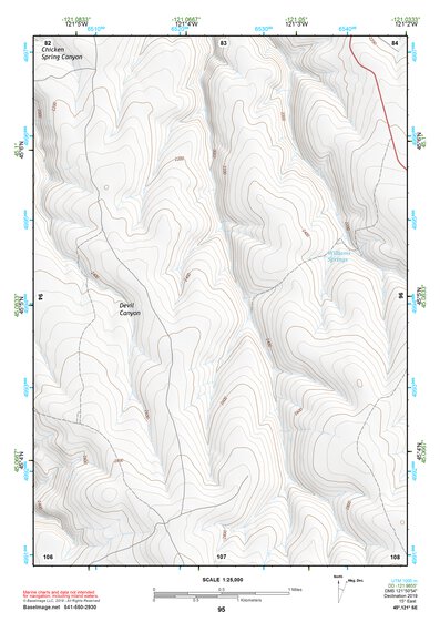 45121SE Page 95 Mount Hood Topo Preview 1