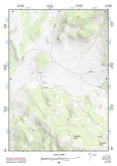 45121SE Page 99 Mount Hood Topo Preview 1