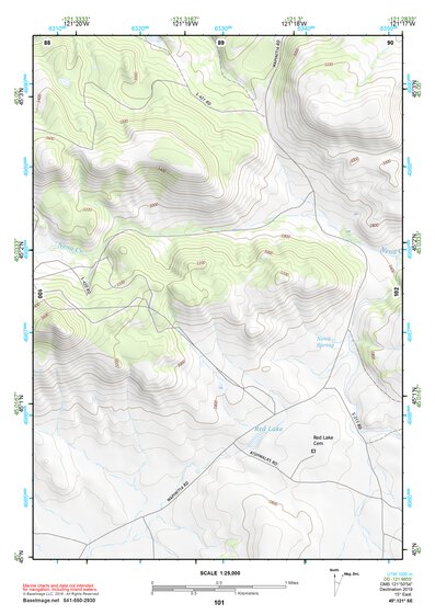 45121SE Page 101 Mount Hood Topo Preview 1