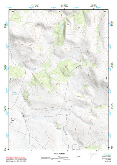 45121SE Page 102 Mount Hood Topo Preview 1