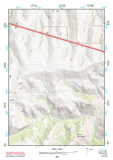 45121SE Page 104 Mount Hood Topo Preview 1