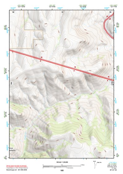 45121SE Page 105 Mount Hood Topo Preview 1