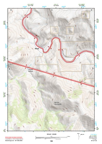 45121SE Page 106 Mount Hood Topo Preview 1