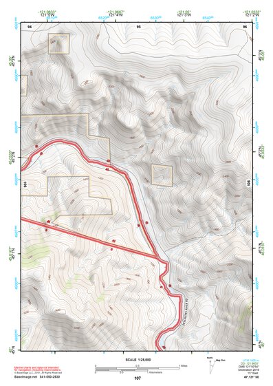 45121SE Page 107 Mount Hood Topo Preview 1