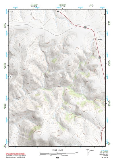 45121SE Page 108 Mount Hood Topo Preview 1
