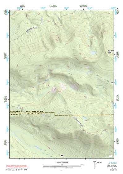 45121SW Page 1 Mount Hood Topo Preview 1