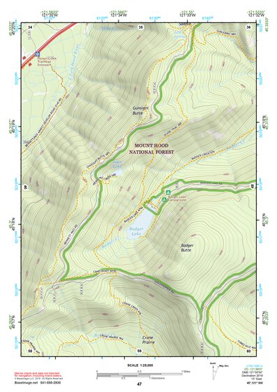 45121SW Page 47 Mount Hood Topo Preview 1