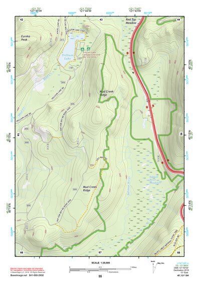 45121SW Page 55 Mount Hood Topo Preview 1