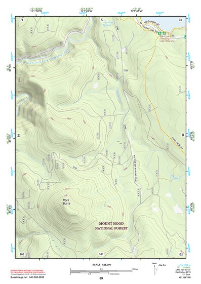 45121SW Page 89 Mount Hood Topo Preview 1