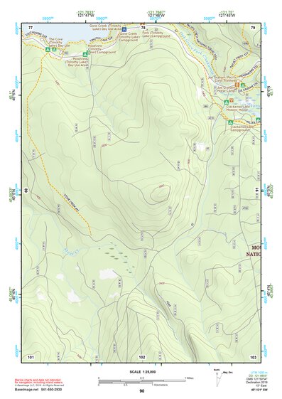 45121SW Page 90 Mount Hood Topo Preview 1