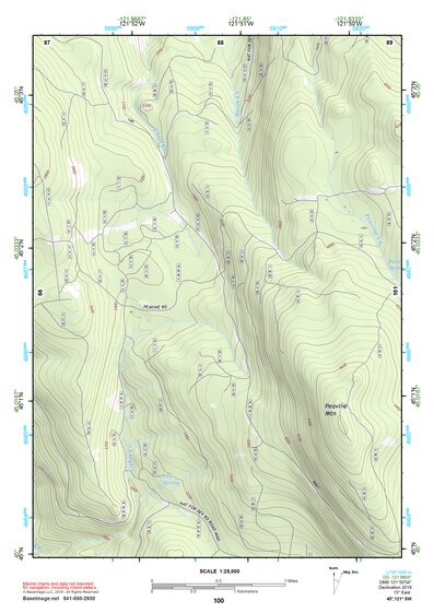 45121SW Page 100 Mount Hood Topo Preview 1
