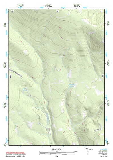45121SW Page 105 Mount Hood Topo Preview 1