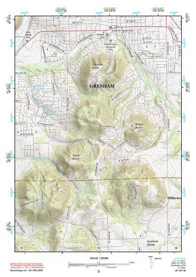 45122SE Page 2 Oregon City Topo Preview 1