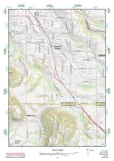 45122SE Page 3 Oregon City Topo Preview 1