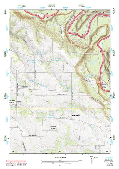 45122SE Page 5 Oregon City Topo Preview 1
