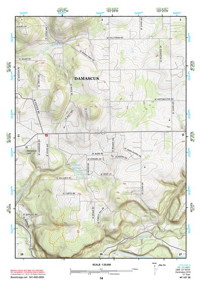 45122SE Page 14 Oregon City Topo Preview 1