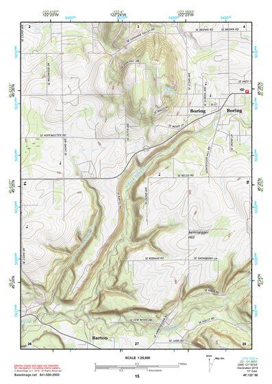 45122SE Page 15 Oregon City Topo Preview 1